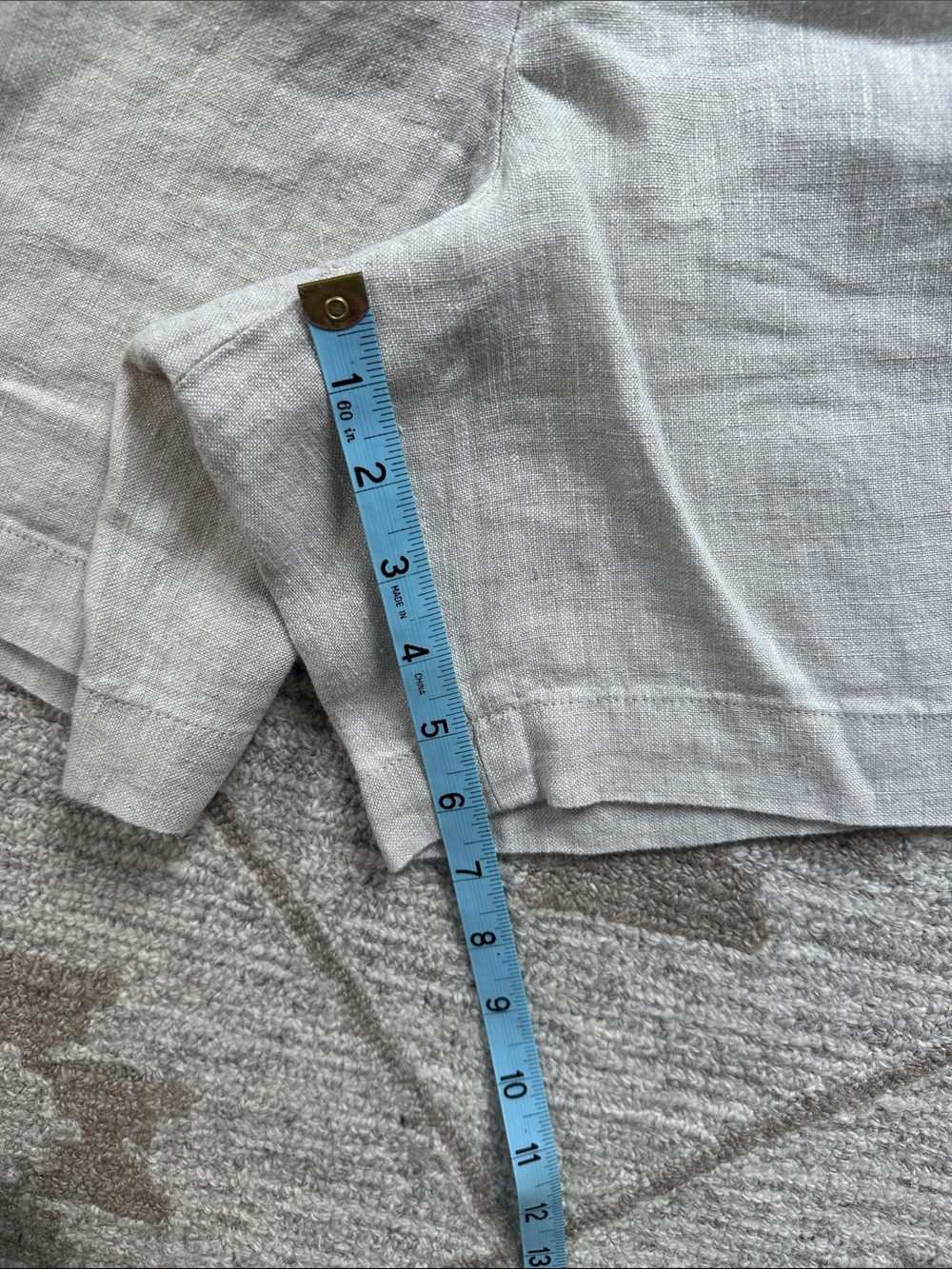 Talbots Drawstring Linen Shorts - Picture 6 of 6